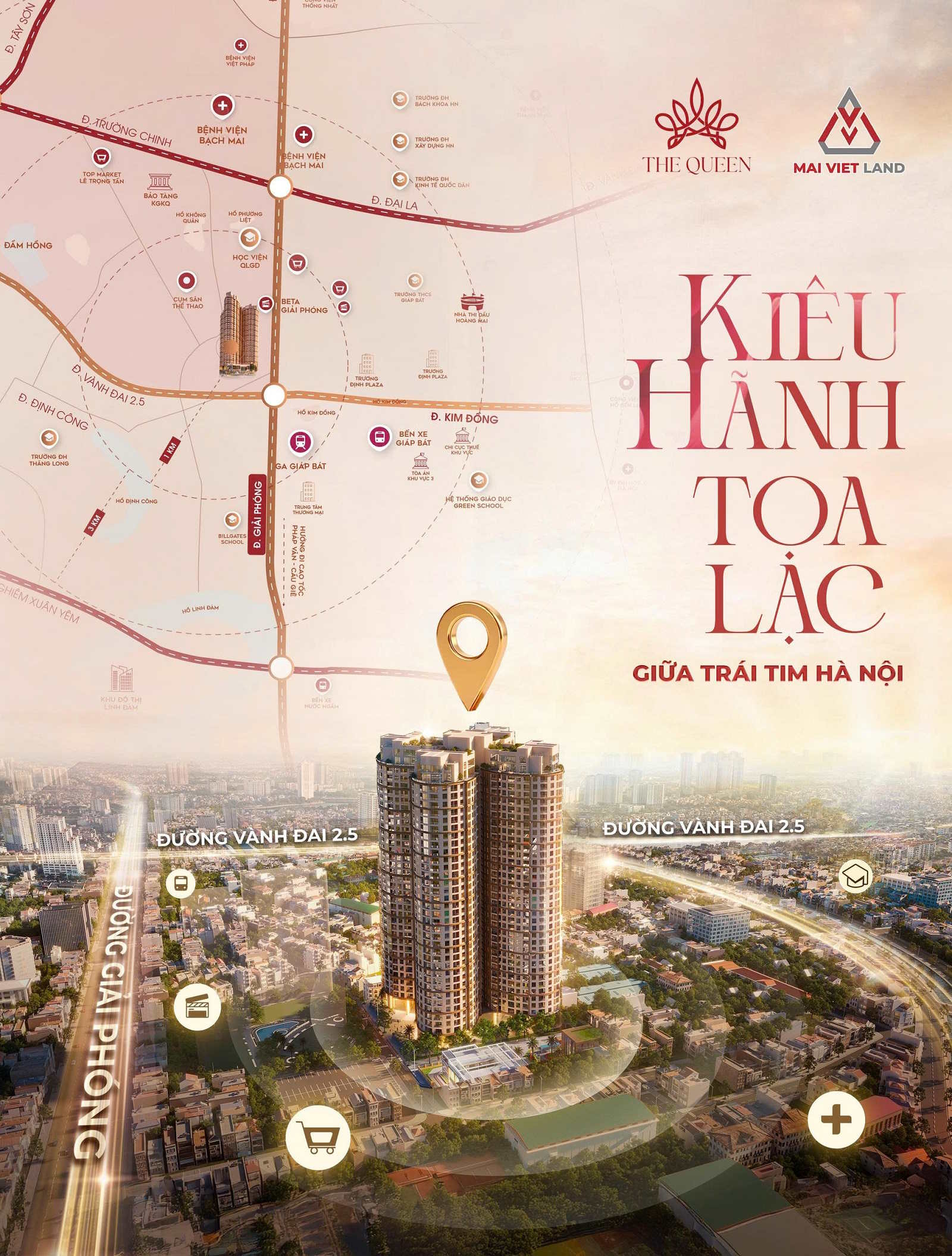 The Queen Giải Phóng - Nét đẹp kiêu sa giữa lòng đô thị