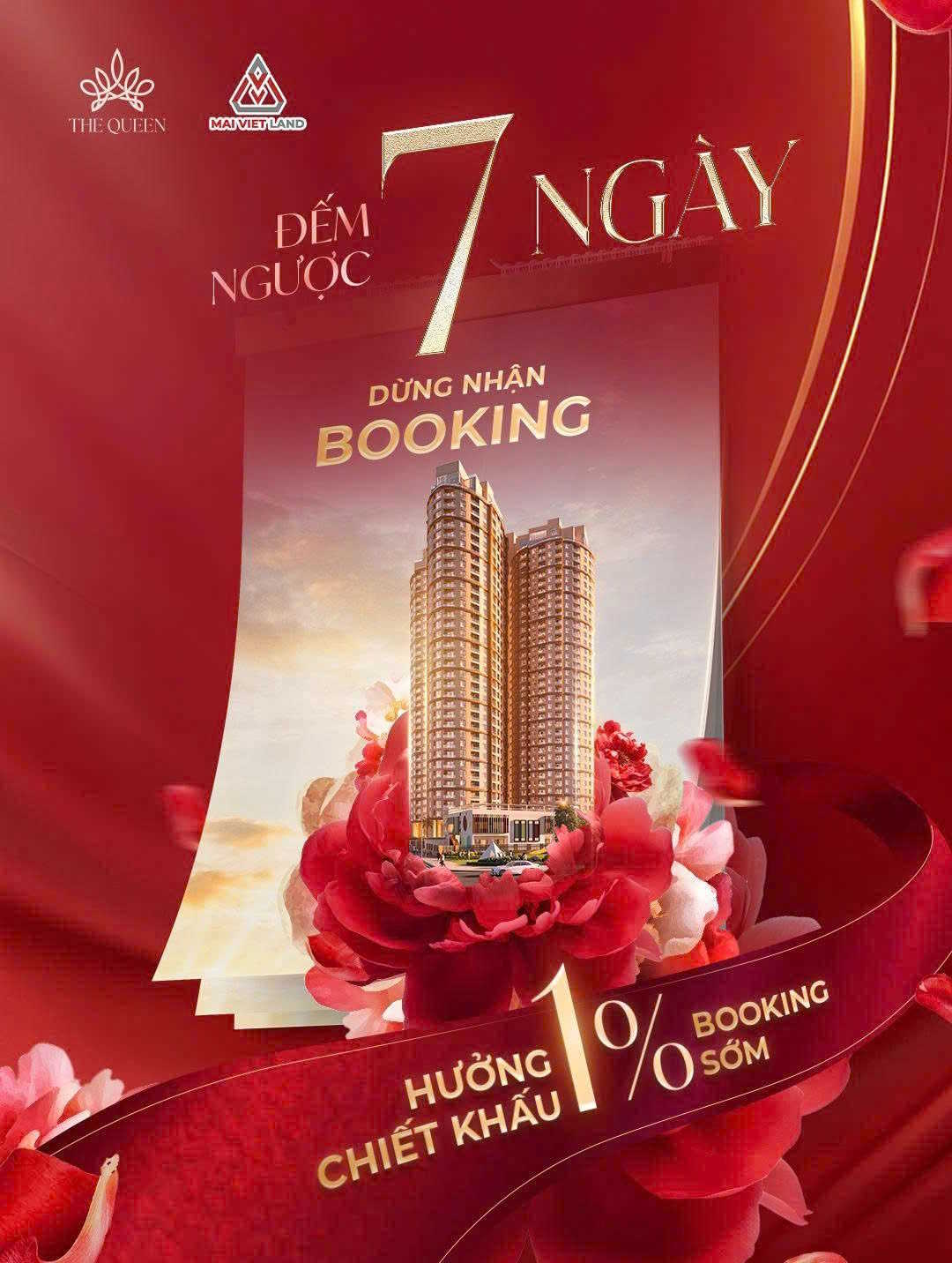 Đếm ngược 7 ngày Booking dự án The Queen 360 Giải Phóng