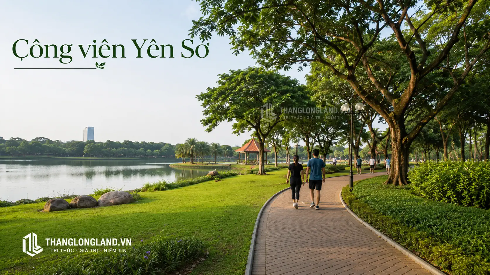 Công viên Yên Sở cạnh Mandarin Garden 3 - Ảnh: MandarinGarden.com.vn